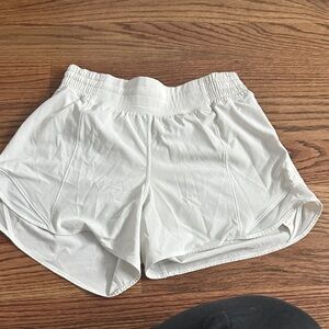 Lululemon Women's White Athletic Shorts